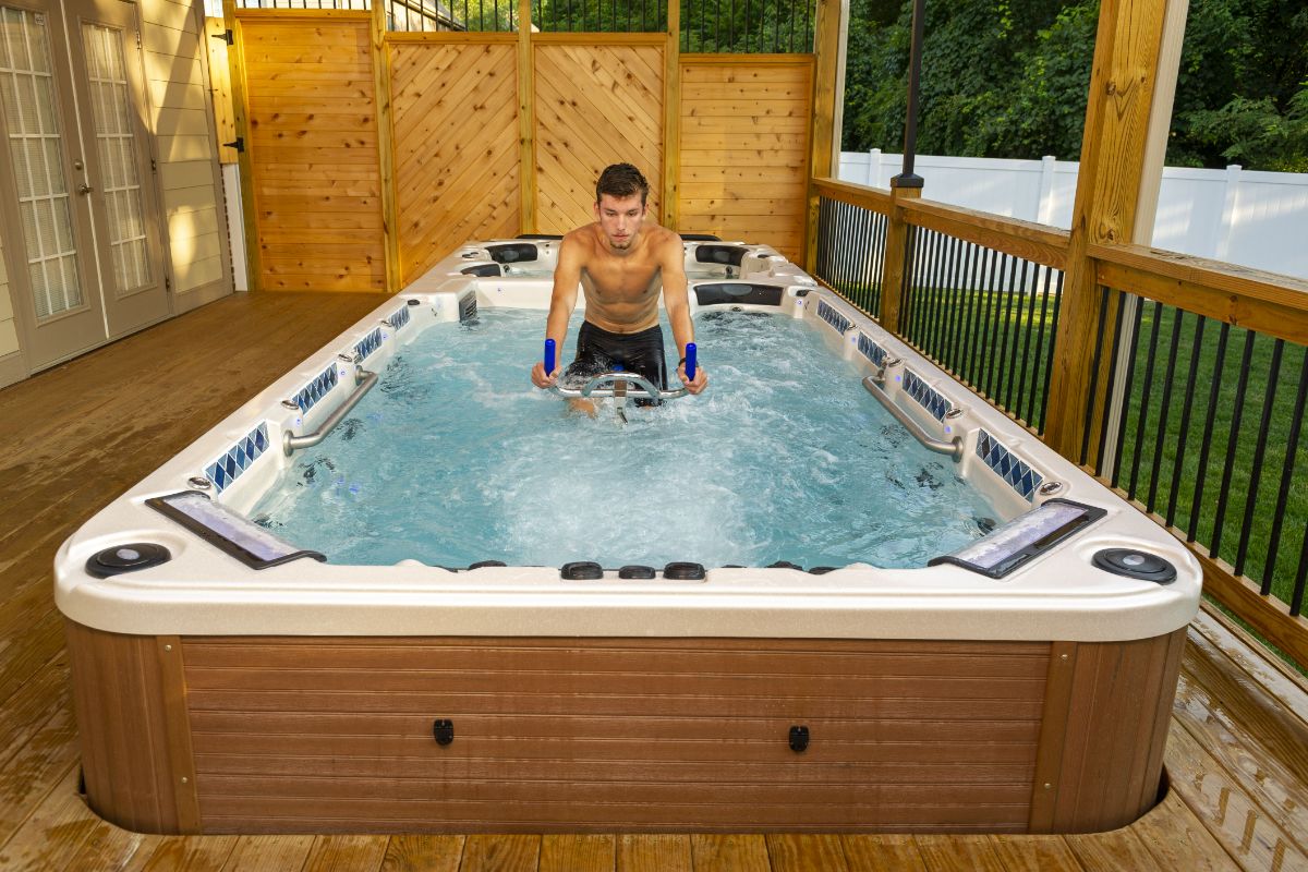 Ambient lighting in spas