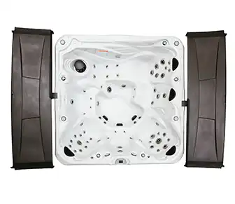 Ariel View of Dr Wellness G-8000 TuffTop Tranquility Spa
