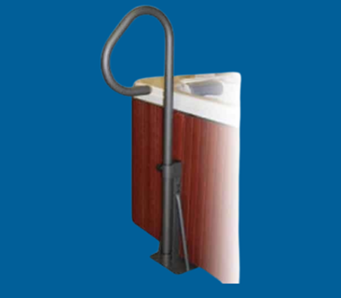 Side handrail for spa