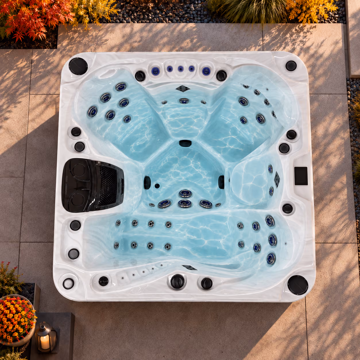 Catalina Luxury Armstrong Hot Tub, top view