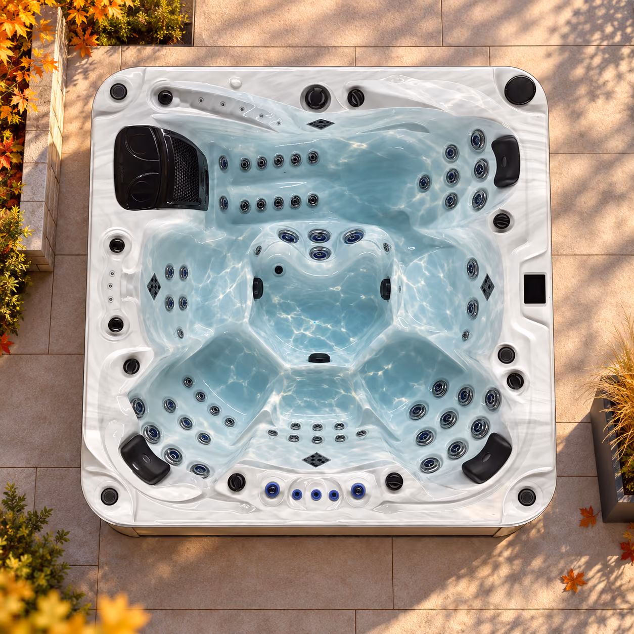 Catalina Luxury Berkshire Hot Tub, top view