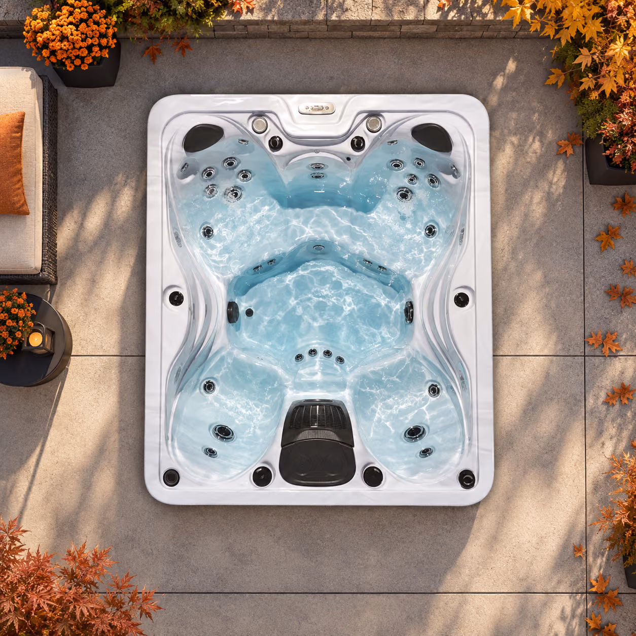 Dr. Wellness G-100 Spa, top view