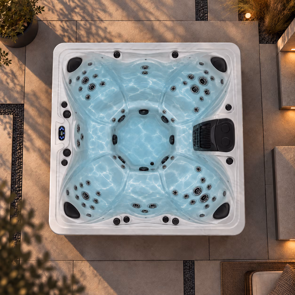 Dr. Wellness G-13 Spa, top view