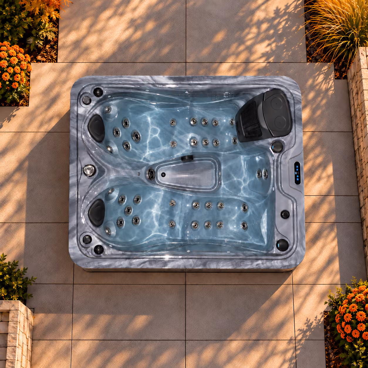 Dr. Wellness G-2 Spa, top view