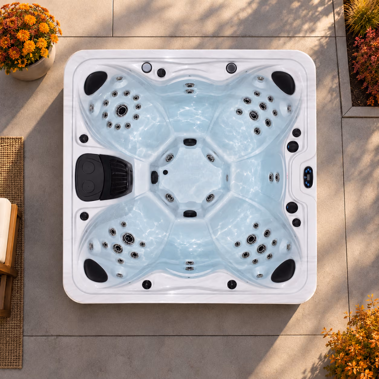 Dr. Wellness G-7 Spa, top view