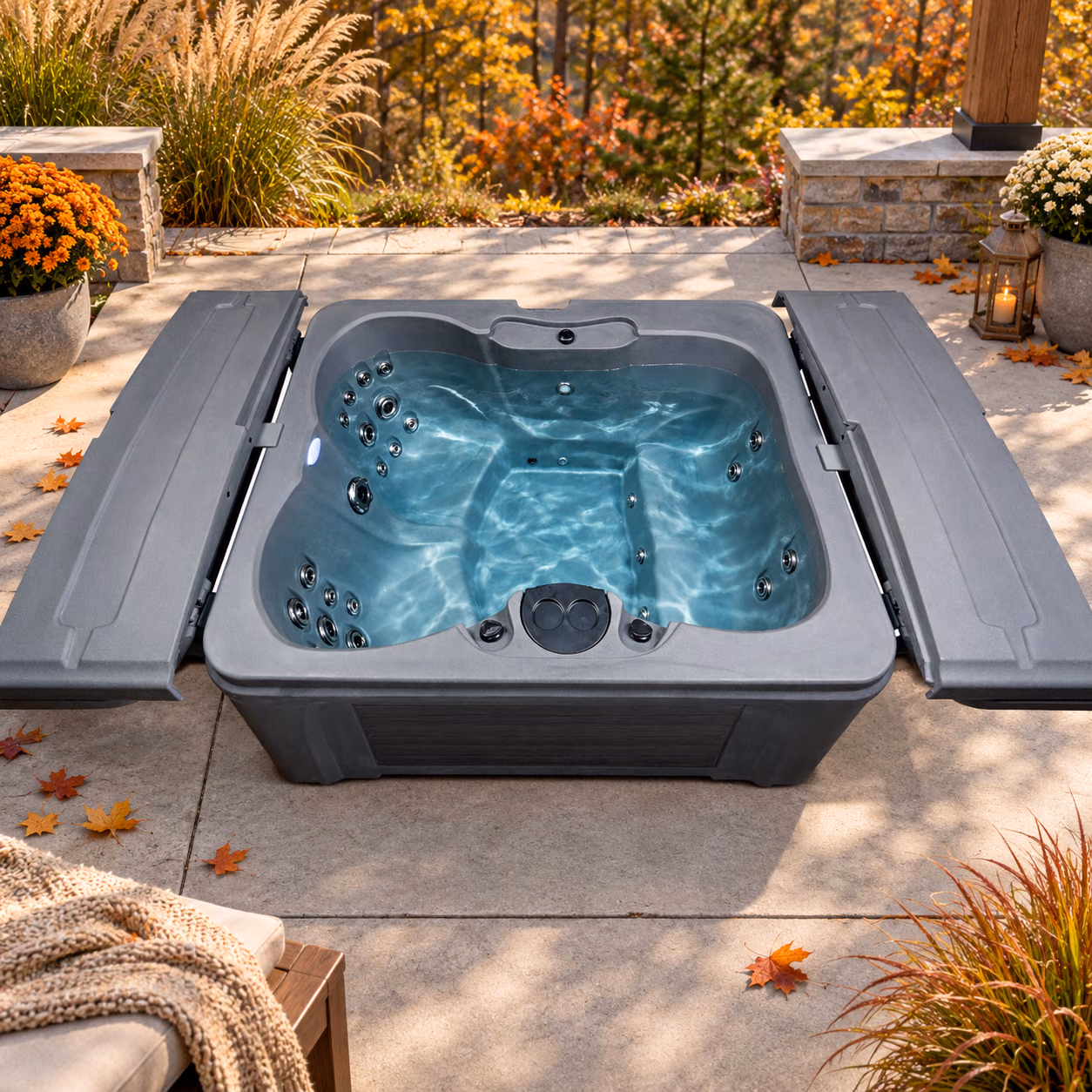 Tuff Spas TT-250 Hot Tub, side view
