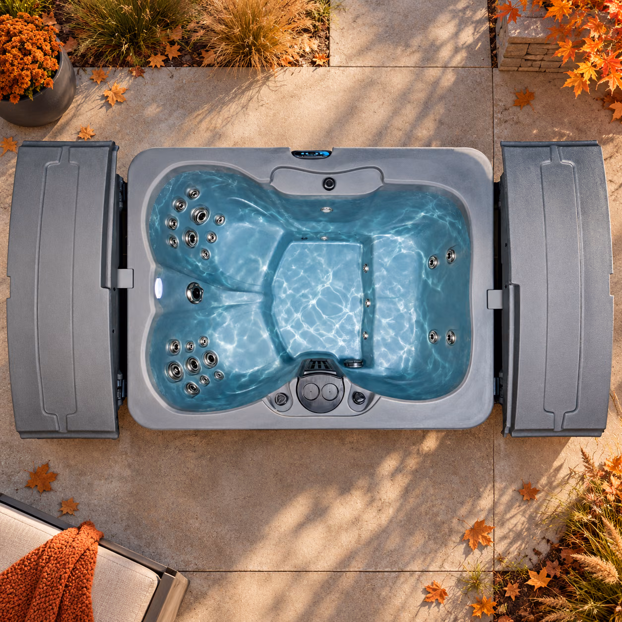 Tuff Spas TT-250 Hot Tub, top view
