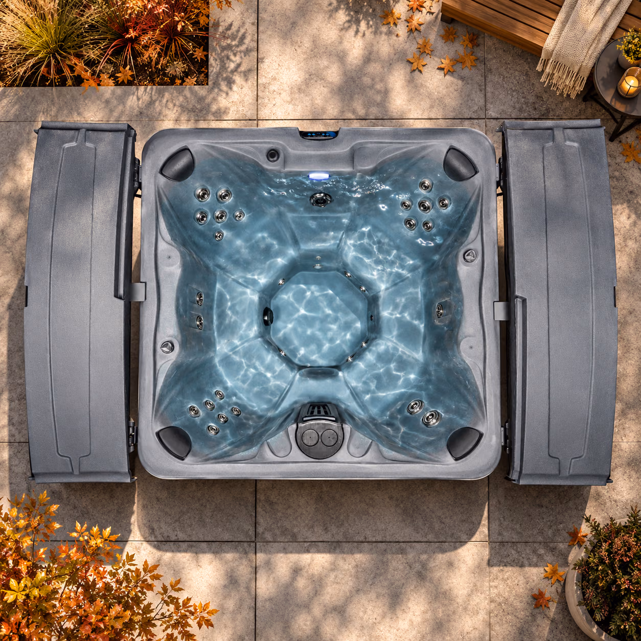 Tuff Spas TT-450 Hot Tub, top view