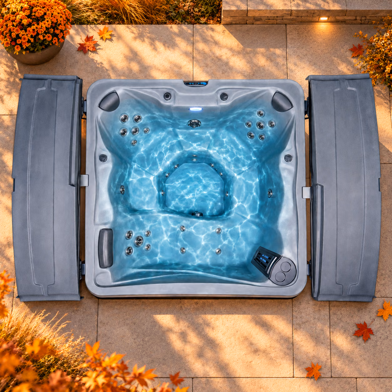 Tuff Spas TT-650 Hot Tub, top view
